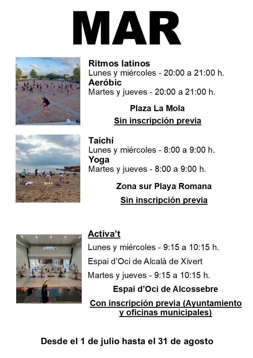 Acts Esportives Estiu (Mar)