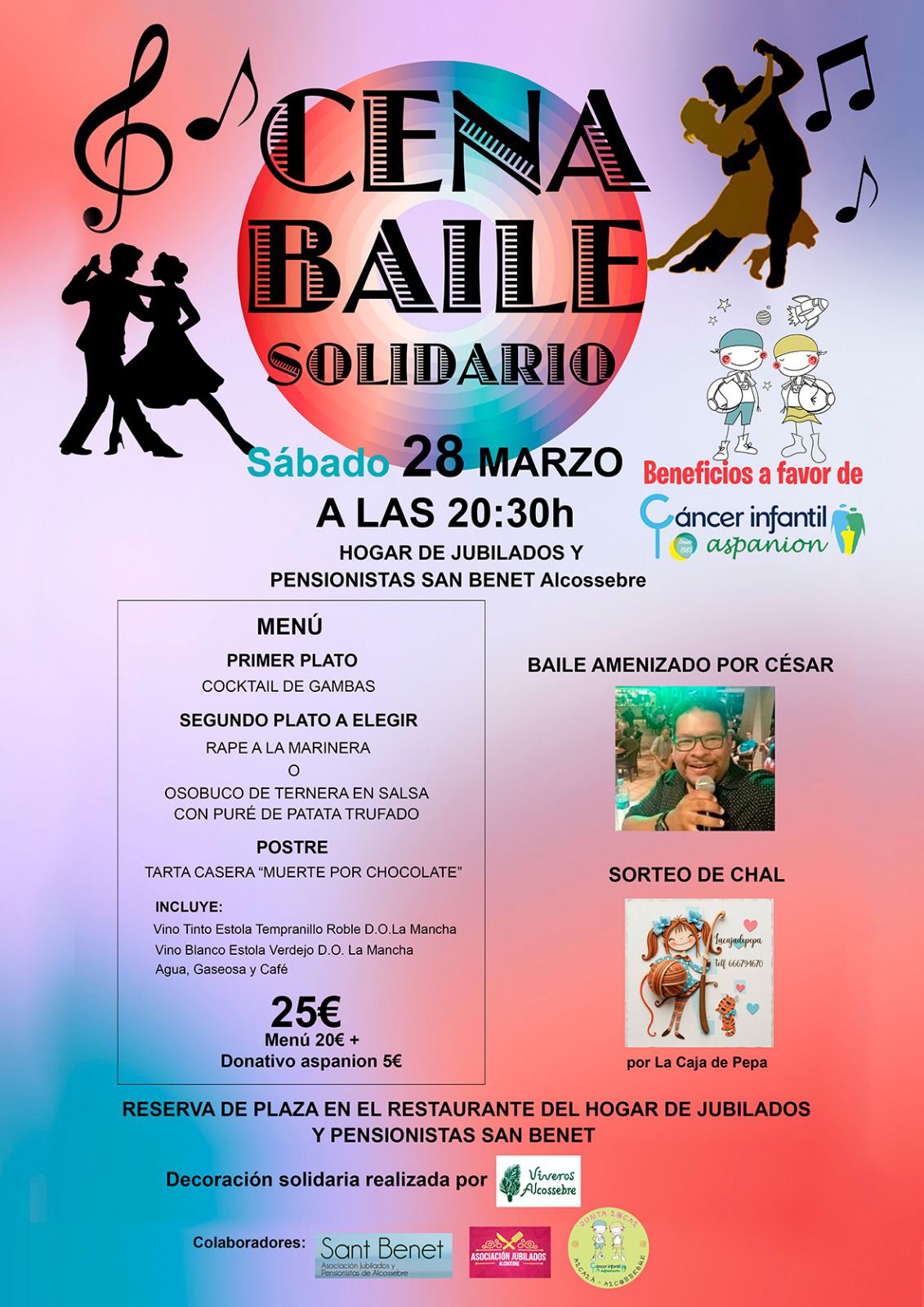 Cena Baile Solidario Aspanion