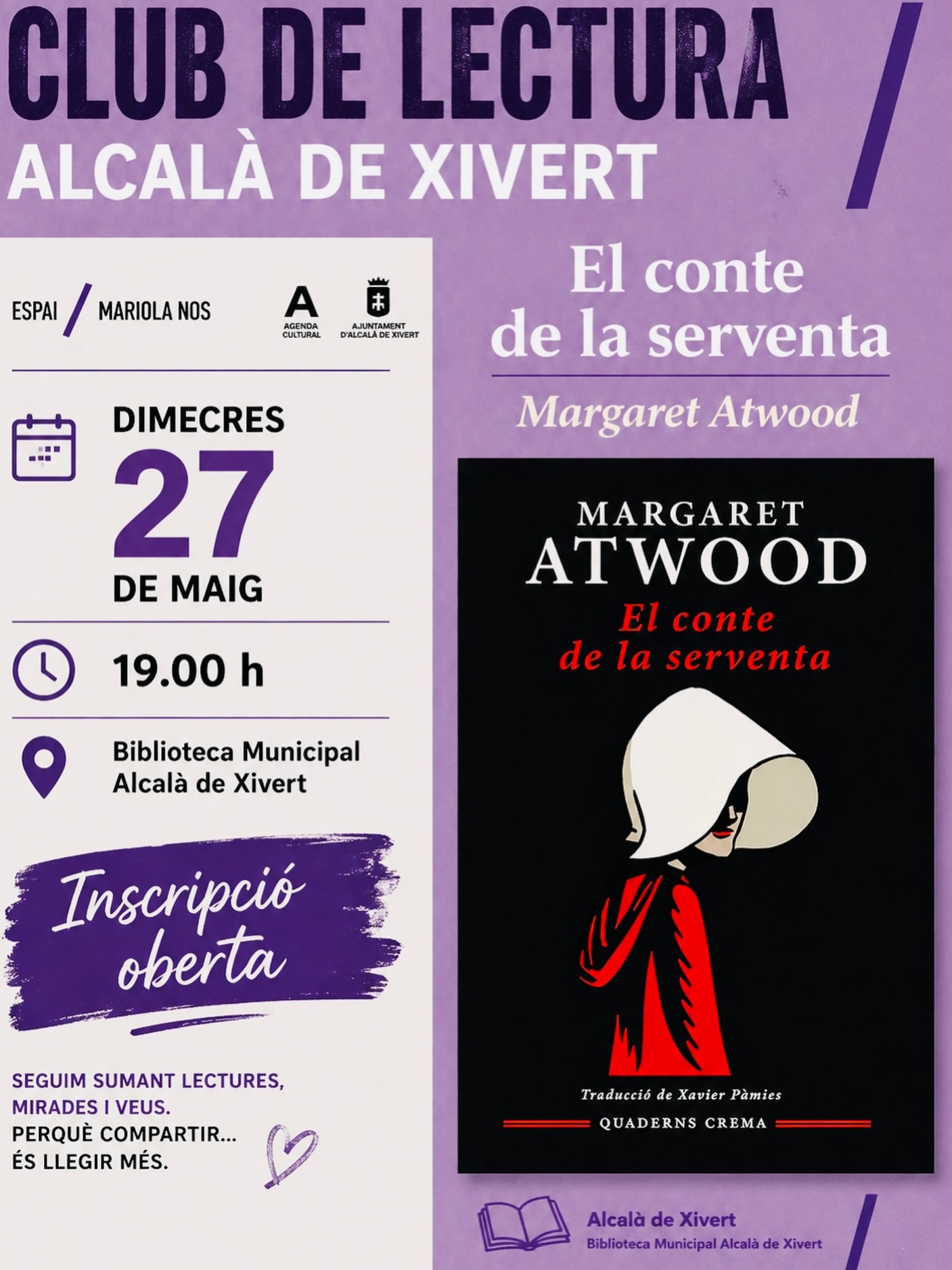 Club Lectura - Mayo