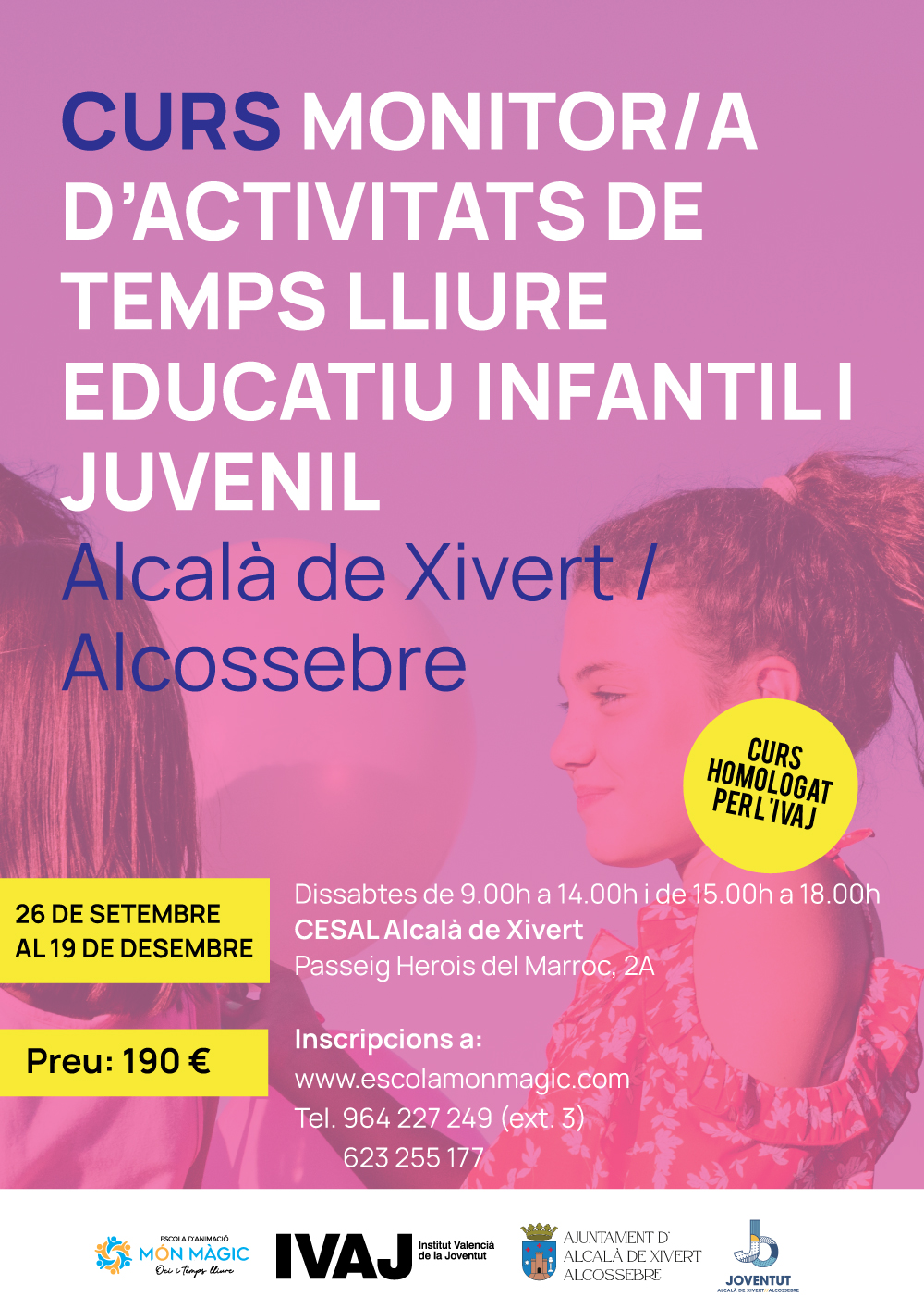 Curs Monitor Activitats de Temps LLiure