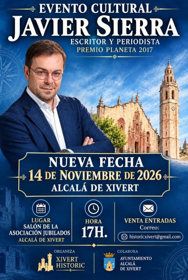 Evento Cultural Javier Sierra (Nueva Fecha)