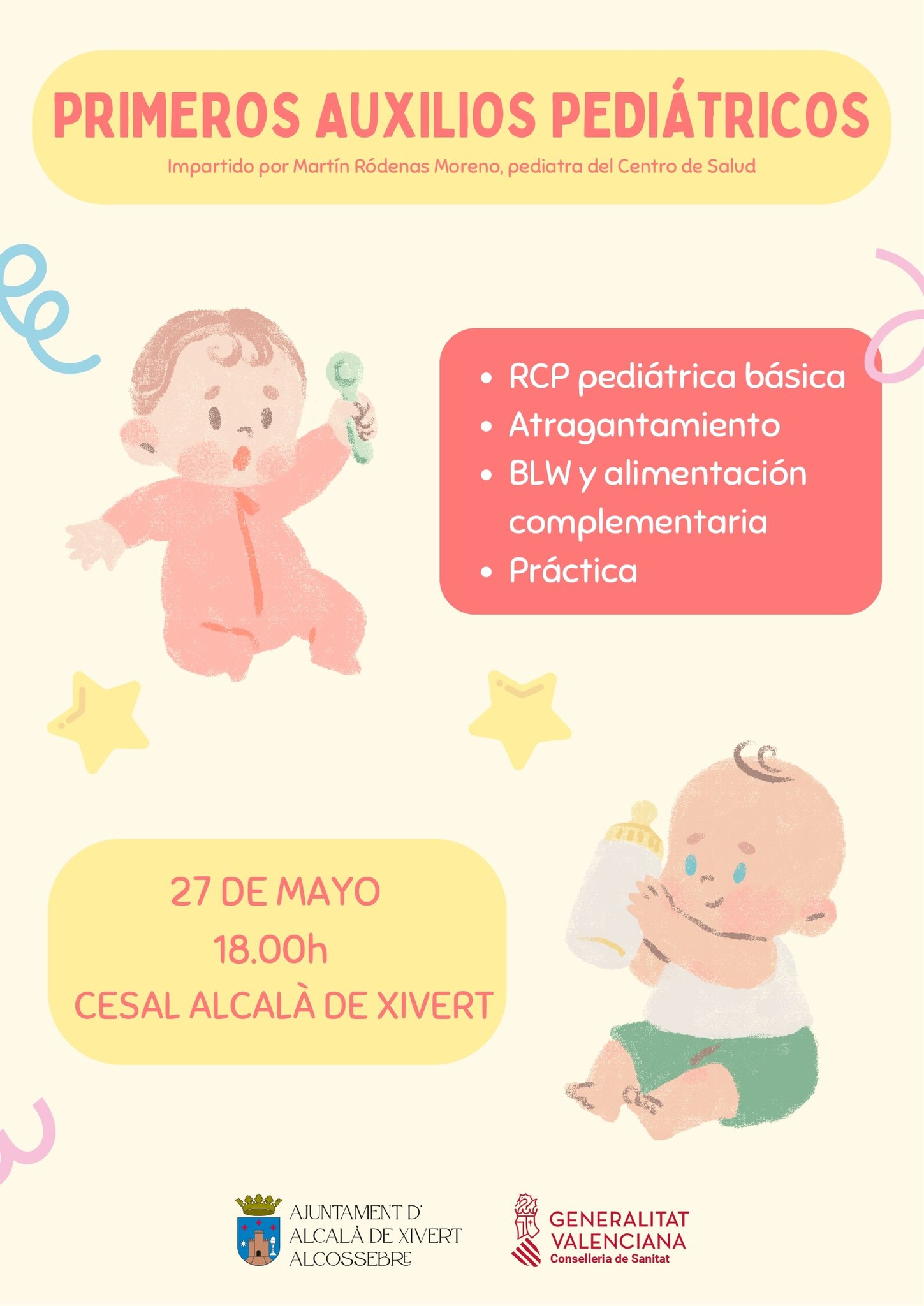 Taller Primeros Auxilios Pediátricos