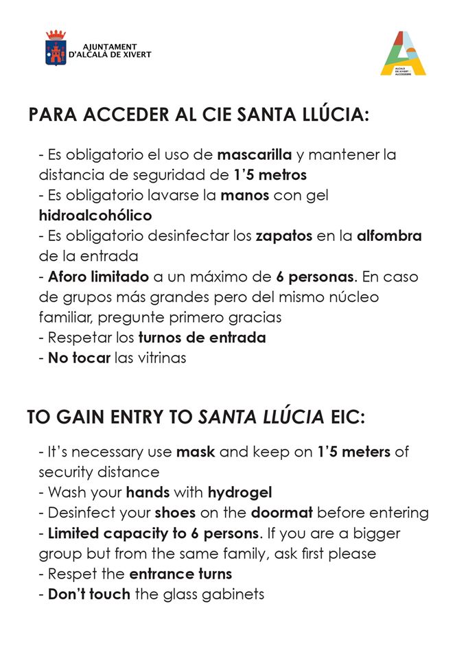 Normativa CIE Santa Llucia