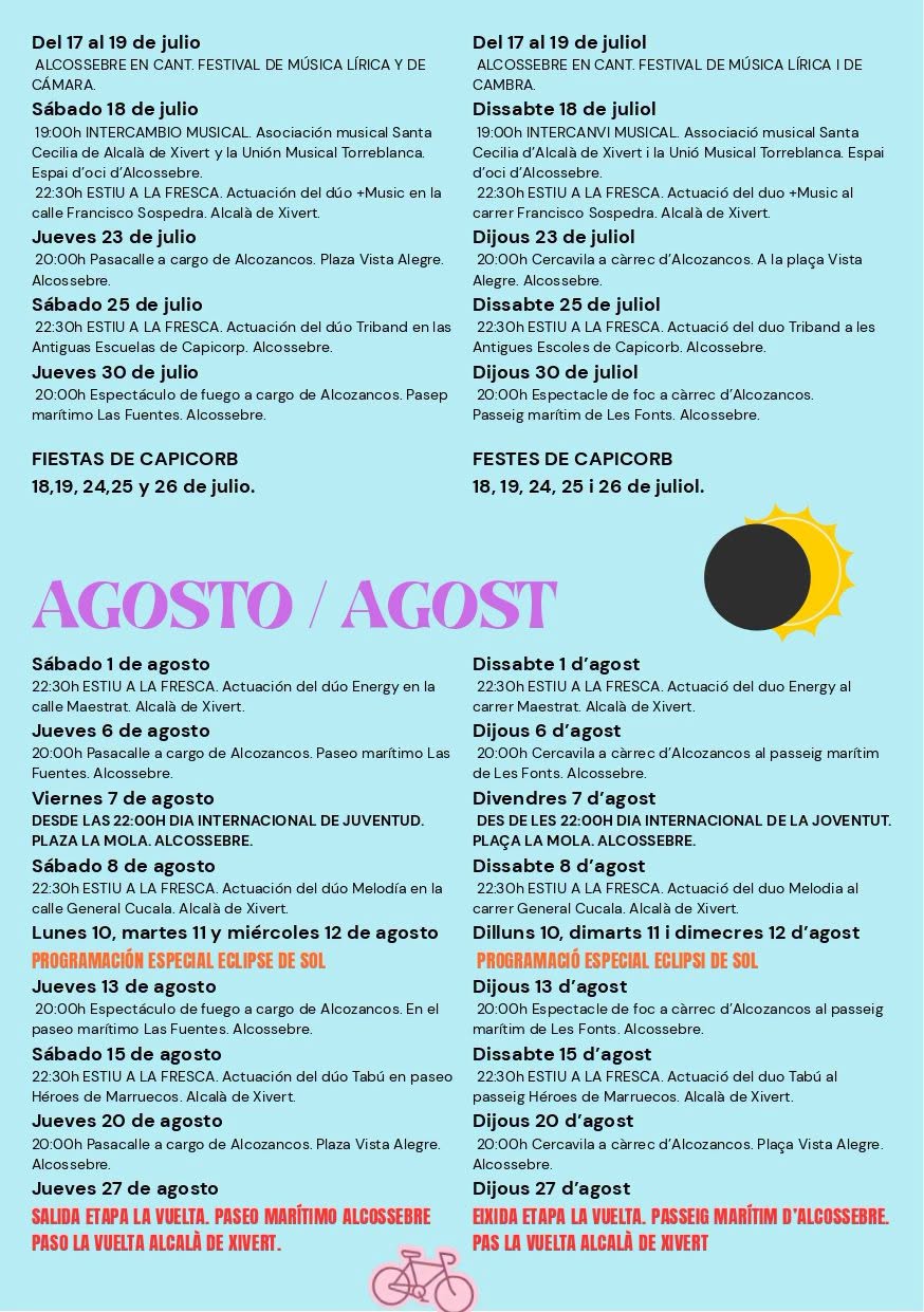 Julio - Agosto